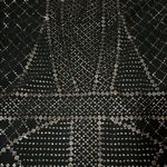 Bold Elements Chic Black and Silver Studded Blouse Photo 2