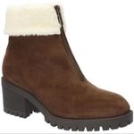 Bella Vita  Sherpa Cable Lug Faux Suede Fleece Lined Ankle Bootie 7 NEW Photo 0