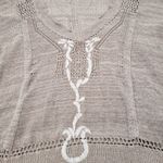 Free People  Precious Pointelle Knit Poncho in sz small NWT Photo 3