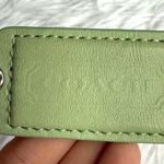 Coach 2.5"  Pastel Green Fob Bag Charm Hang tag Hangtag Photo 0