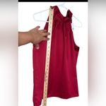 Gap  Vibrant Sled Red Halter Blouse,Size S,Satin,100% polyester,Made in Vietnam Photo 6