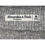Abercrombie & Fitch NEW  Gray White Ribbed Casual Loungewear Pajama Shorts Size M Photo 3