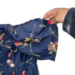 Sea New York NEW NWT  Julian Floral Embroidered Off The Shoulder Midi Dress Navy Photo 8