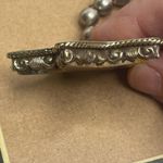 Bumblebee Jasper Star Pendant on a Faux Navajo Pearl Necklace Photo 5