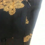 Tibi  New York 100 % silk dress black and gold Sz 2 Photo 5