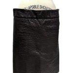 Fendi VTG Retro 80s OSTRICH Leather HIP HUGGER Pencil SKIRT IT SZ 42- US 6 Photo 0