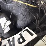 LPA NWT Revolve Aurora Black Feather Trim Strapless Dress Cocktail Party Size XS Photo 7