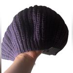 Club Monaco  Deep Purple Knit Hat Photo 7