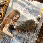 Handmade Black Lava Stone multi color Leather Choker Photo 6