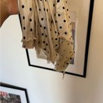 bec + bridge Cream Polka Dot Maxi Dress Gold Size 2 Photo 1