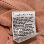 JM Collection Puff Sleeves Tee Shirt Top V-Neck Stretchy Pink Sunstone Small Photo 7