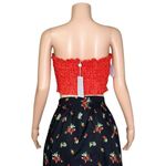 Hill House Scallop Lace June Nap Top, Poppy Red, XS Photo 7
