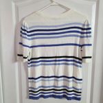 Talbots Women’s Striped Short Sleeve Sweater Sz M. 5084 Photo 1