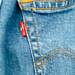 Levi's Levi’s Blue Denim High Rise Wedgie Skinny Jeans Curvy Button Fly Size 16 W Photo 11