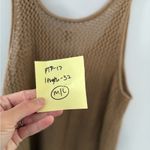 Aerie  Cover Up Knit Tank Top Dress Crochet Brown Size S M L Photo 7