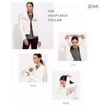 Kit & Ace Black Ella Wrap Cashmere Down Quilted Convertible Collar Jacket Coat Size 4 Photo 5