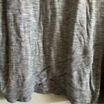 Athleta  Grey Long Sleeve Criss Cross Top Size Small Athletic Fitness Workout Photo 3