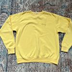 Brandy Melville John Galt Yellow Honey Crewneck Pullover One Size Photo 7
