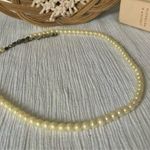 Ivory Pearl Necklace Vintage “Hollie” Champagne Petite Classic Elegant Feminine White Photo 8