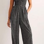 Madewell Lucie Wide Leg Smocked Jumpsuit Ditsy Floral Micro Daisy Like New size Photo 0