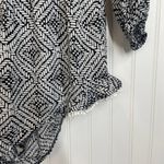 Victoria's Secret NWOT Women’s Black & White Tassel Romper Swim Cover Up Size M Photo 5