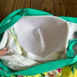 Lands' End Womens Yellow Green Pink Floral Tankini Swim Suit Top Plus Size 16 Photo 5