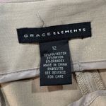 Grace Elements  Tan flare skirt size 12 Photo 5