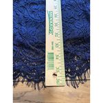 Suzanne Betro Navy Blue Lace Bodice Pleated Dress Women's Size XL - NWT $100 Photo 12