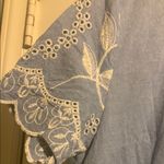 Love Riche Light Blue Floral Lace Mini Dress‎ Size L Photo 3