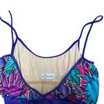 Vintage Rose Marie Reid Tropical Swimsuit | Size Large Blue Photo 5