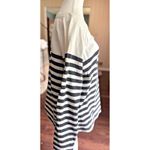 Loft  Women's Top Stripped Boat neck Long‎ Sleeve Cotton XL Coastal Rugby Photo 4