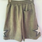 Vintage Bermuda cotton shorts hip hop streetwear Green Photo 7