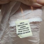 Sim & Sam Midi Dress Size Small S Gingham Check Orange White Puff Sleeve Smocked Photo 6