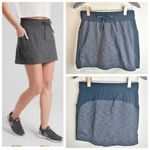 Athleta Excursion Hybrid Skort Skirt Grey & Black Style 405667 Size Extra Small Photo 7