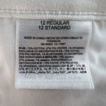 Old Navy  Sz 12 Jeans Mid Rise Boyfriend Skinny Pacific White Stretch Distressed Photo 8