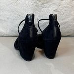 Eileen Fisher  Black Suede Wedges Photo 4