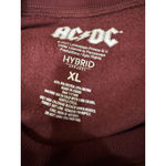 Hybrid Apparel AC/DC  crewneck‎ maroon burgundy Photo 1