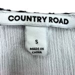 Country Road  Bohemian Embroidered Sleeveless Blouse Boho Southwestern Top, Sz S Photo 2