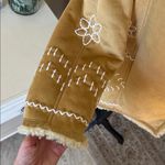 Driftwood NWT Driftwoold Tan faux suede Double Breasted Sherpa lined Jacket large Photo 5