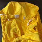 Short Yellow Strapless Homecoming Prom Dress Corset Back Bow Puffy Skirt Size M Yellow Size M Photo 8