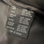 Colebrook Women's XL Black Leather Classic Mid Length Lined Coat Jacket. Photo 5