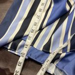 ZARA New Striped Blue Romper Jumpsuit Tie Belt Womens Large Sexy Fun Date Night Photo 15