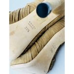 Gucci Akerman Fringe Peep Toe Ankle Boots Camel Suede Western Boho Booties 39.5 Photo 4