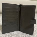 Bottega Veneta Woven Leather Wallet in Dark Gray Photo 7