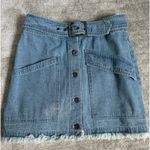 Jack by BB Dakota BB Dakota Mini Belted Jean Skirt Photo 2