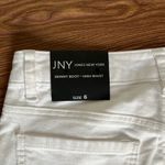 Jones New York  Pants Women’s 6 White Corduroy Skinny Boot High Waist Photo 6