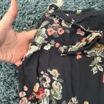 Angie Floral Black wide legged pants Photo 2