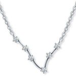 925 Silver Pisces Zodiac Necklace Photo 0