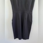 Quince Black Ultra Stretch Ponte Knit Cap Sleeve Dress Size Medium Minimalist Photo 9