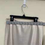 NWT Emprada Women's Long Satin Skirt Elastic Waist Champagne Silk A Photo 3